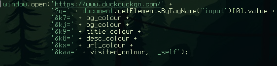 Url encoding colours